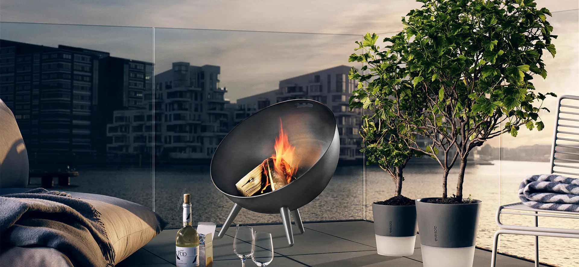 FireGlobe eldstad, Ø 64 cm Eva Solo