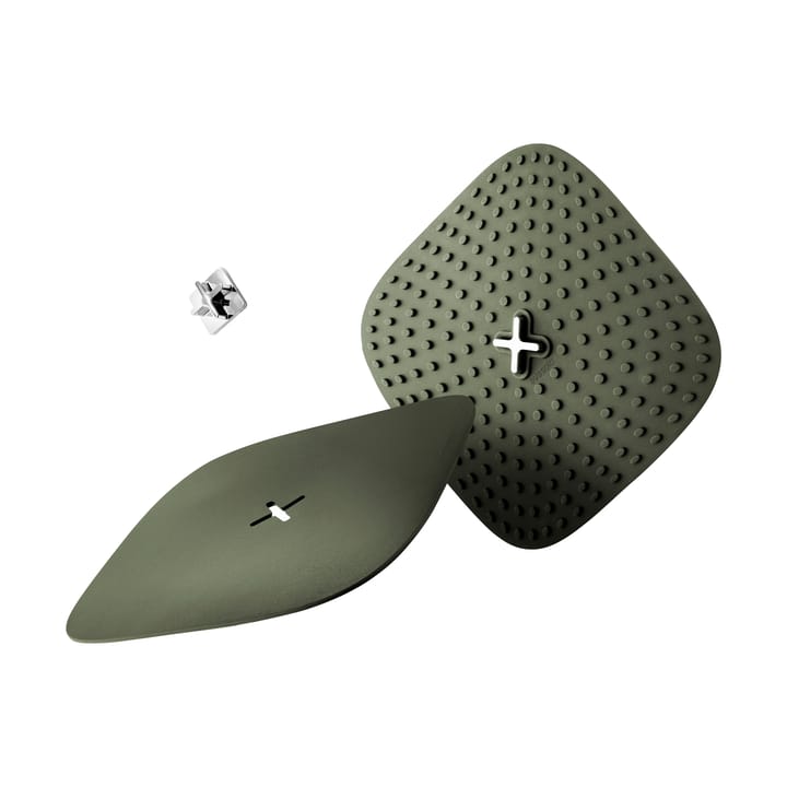 Green Tool grytlappar med krok 18x18 cm 2-pack, Grön Eva Solo