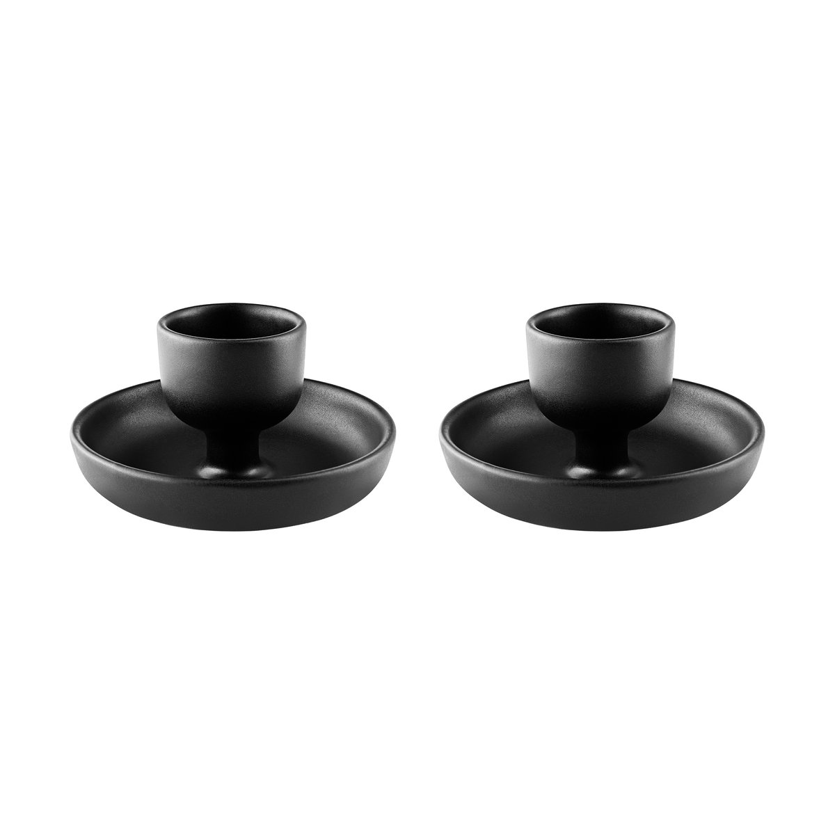 Eva Solo Nordic kitchen äggkopp 2-pack Black | Skandinavisk Design | Äggkoppar | Svart