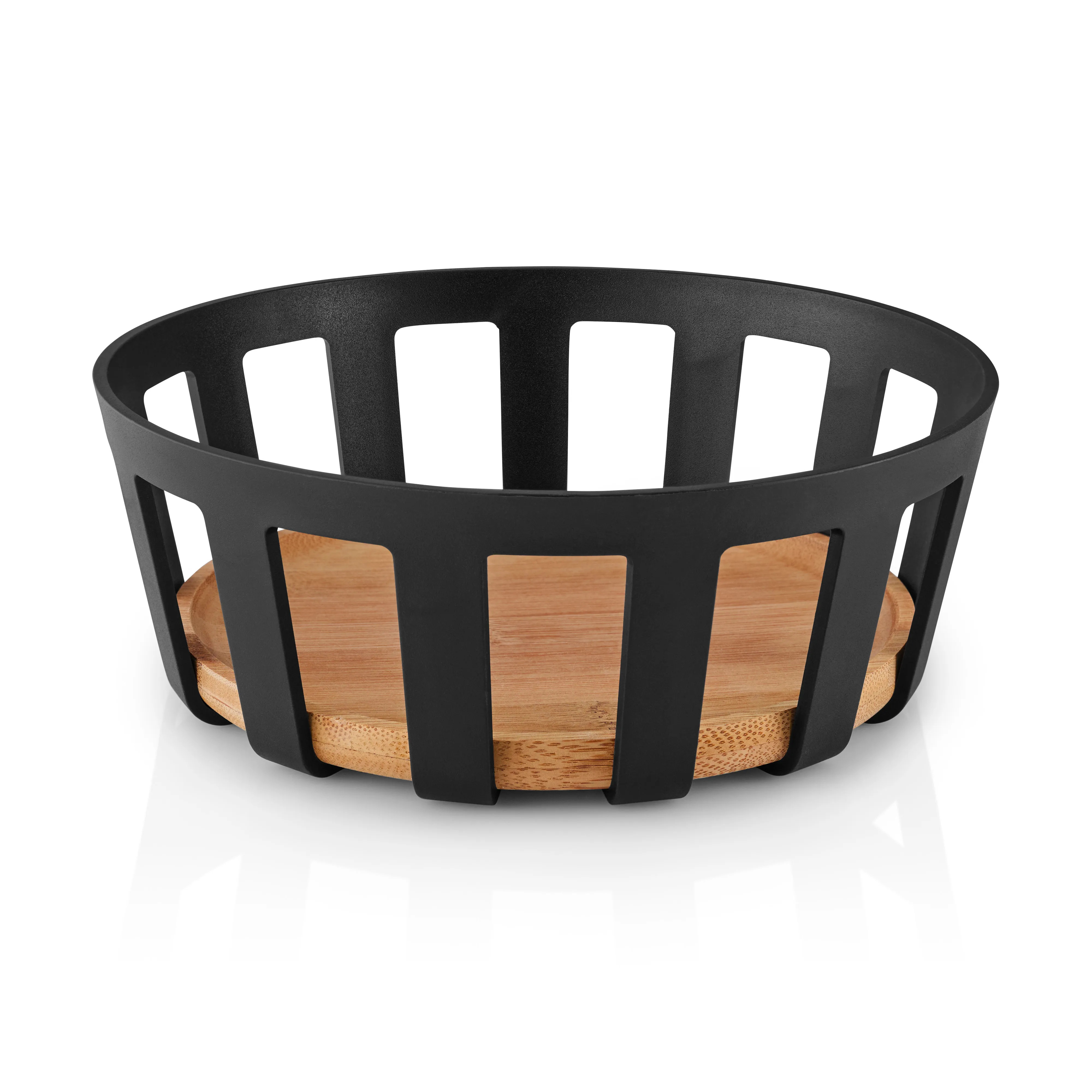 Nordic kitchen brödkorg, Black, large, Ø24,5 cm