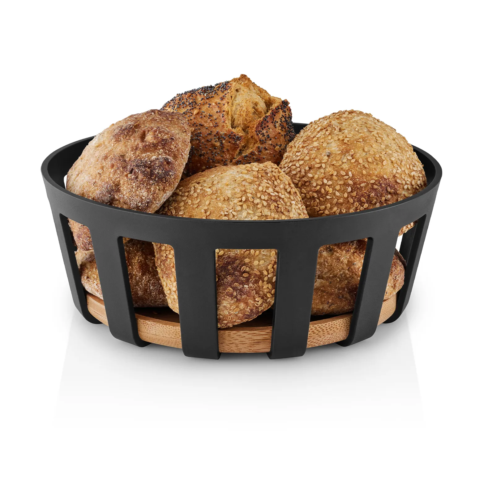 Nordic kitchen brödkorg, Black, large, Ø24,5 cm Eva Solo