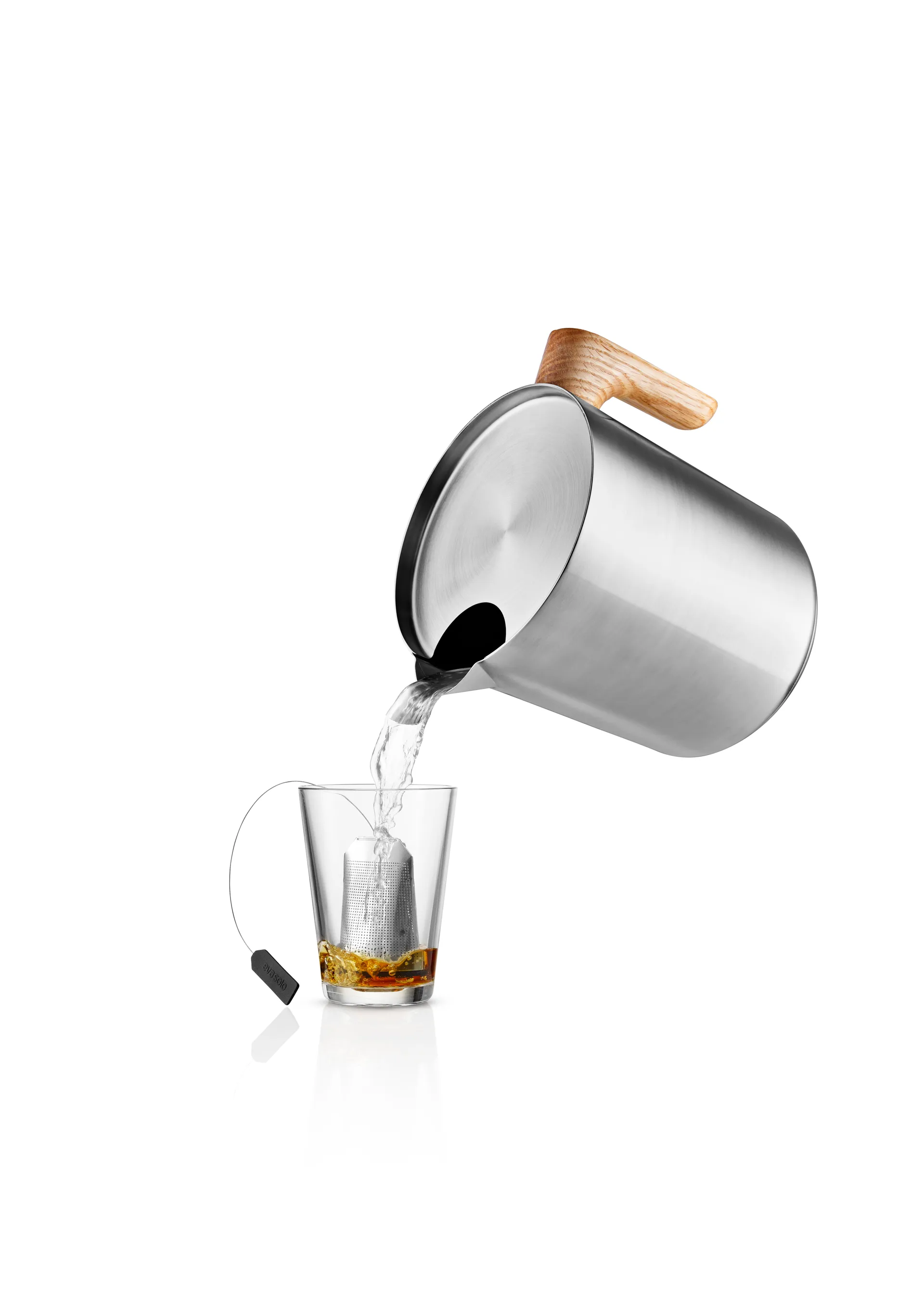 Nordic kitchen induktionskanna 1 L, Borstat stål Eva Solo