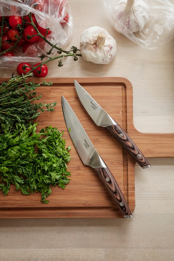 Nordic Kitchen örtkniv 9 cm, Damaskusstål Eva Solo