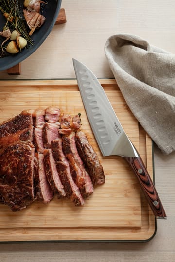 Nordic Kitchen santokukniv 18 cm - Damaskusstål - Eva Solo