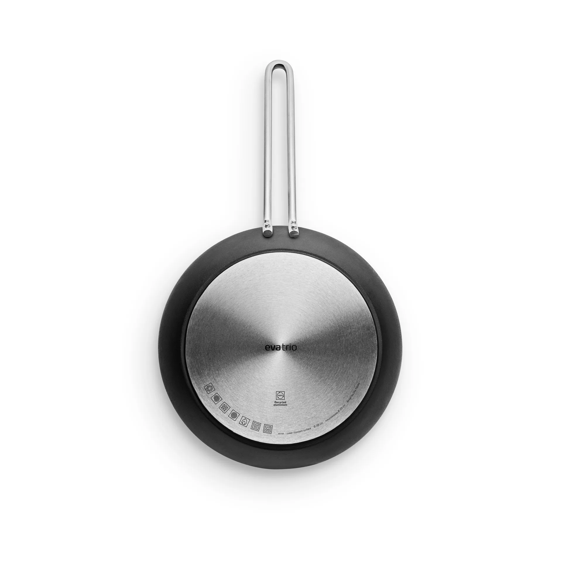 Professional Laser Titanium Slip-Let stekpanna, Black, Ø28 cm Eva Solo