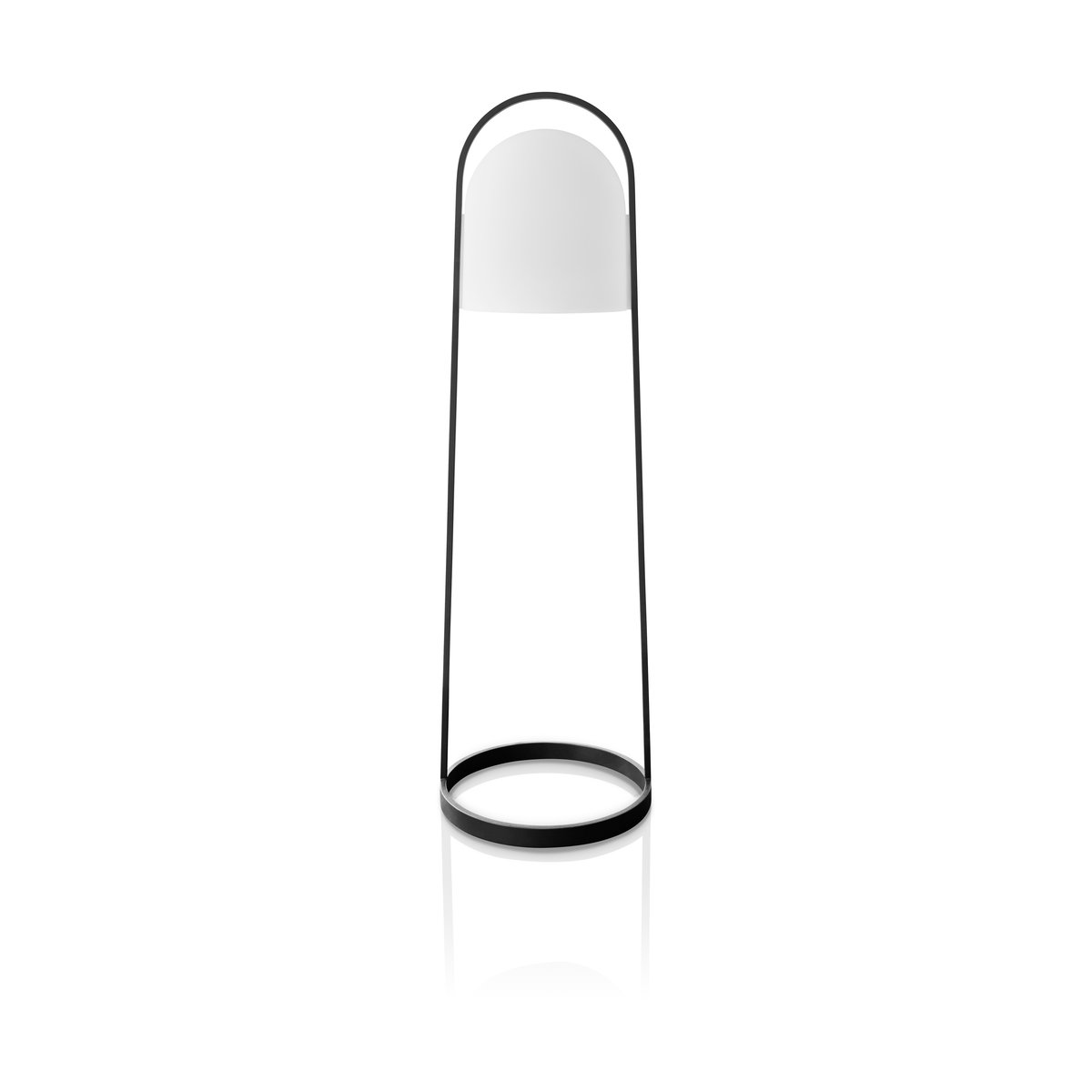 Eva Solo SunLight solcellslykta 100 cm Vit-svart | Skandinavisk Design | Ljuslyktor & Ljusfat | Vit