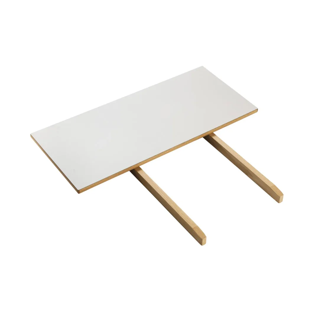 FDB Mbler C35 iläggsskiva 82x37 cm light grey-oak nature lacquered