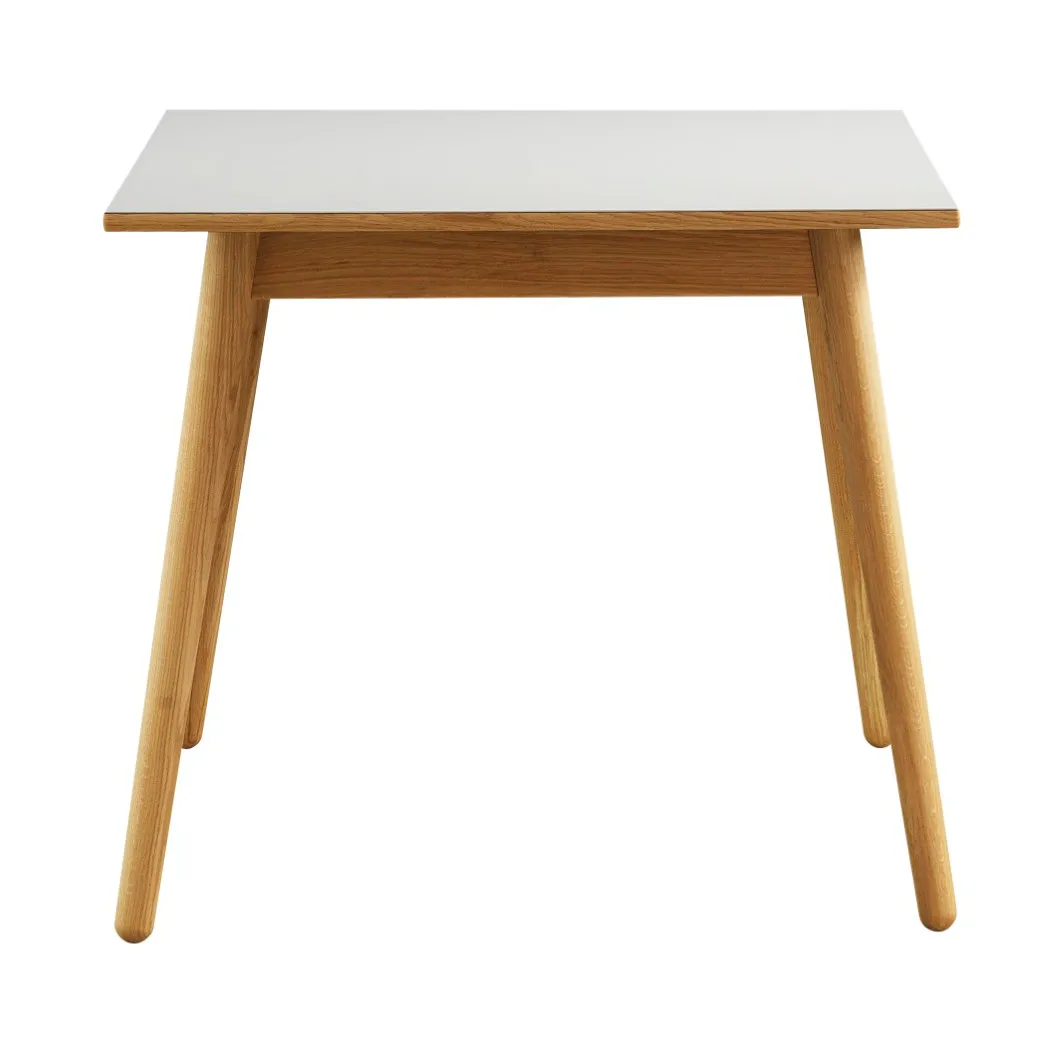 FDB Møbler C35A matbord 82x82 cm Light grey-oak nature lacquered