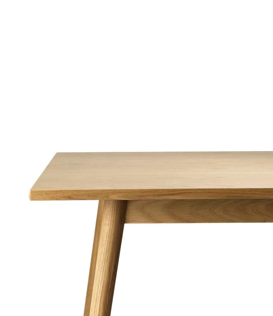 C35A matbord 82x82 cm, Oak nature-oak nature lacquered FDB Møbler
