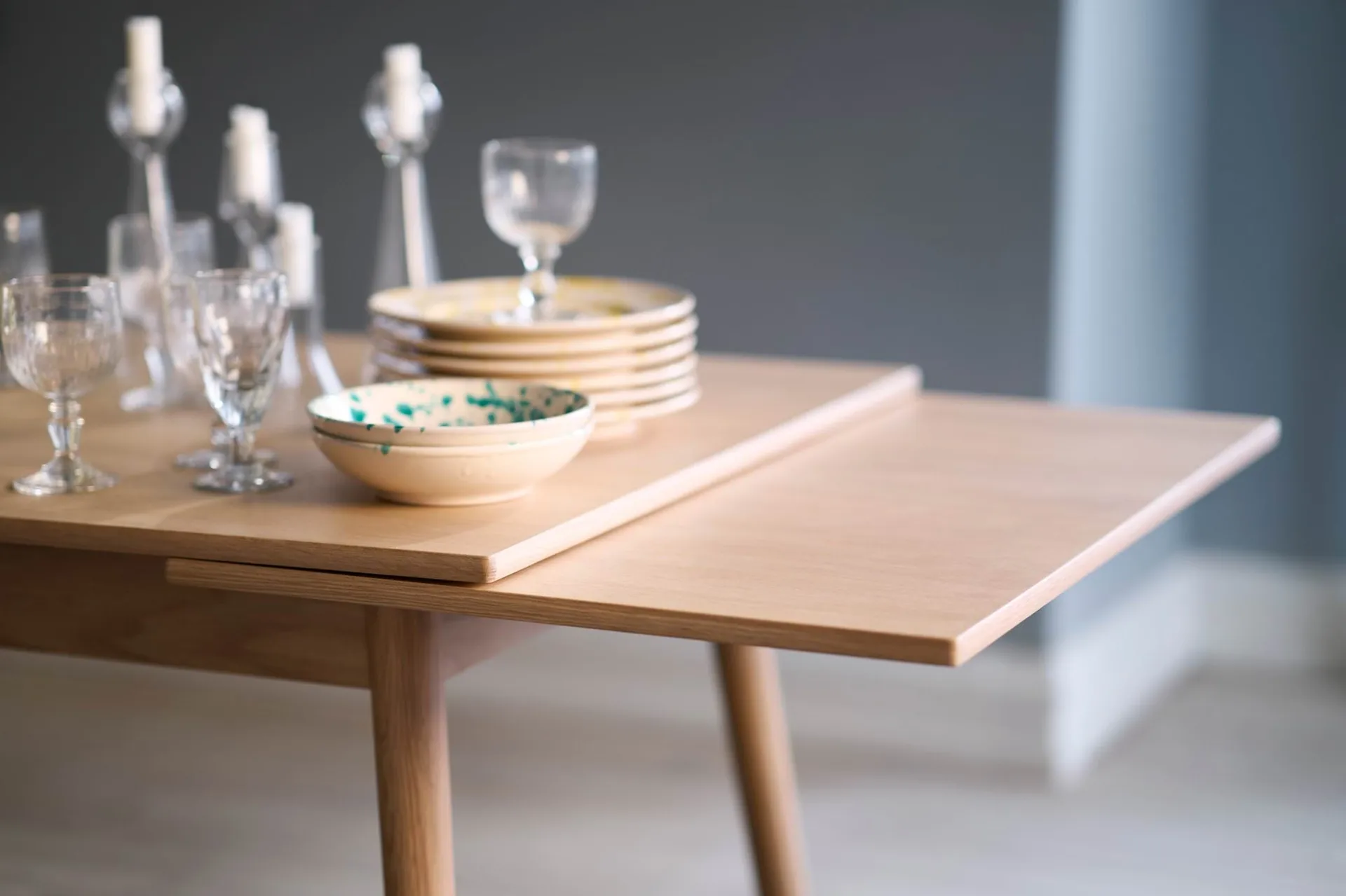 C35AH matbord dutch extract 82x82 cm, Oak nature-oak nature lacquered FDB Møbler