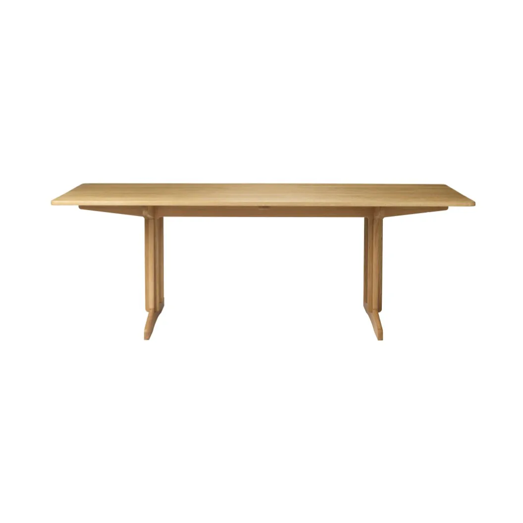 C64 Shaker matbord 90x220 cm, Oak nature oiled FDB Møbler