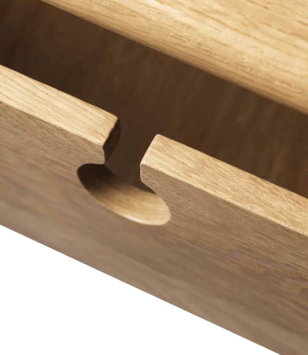 C67 Butler skrivbord, Oak nature lacquered, 60x120 cm FDB Møbler