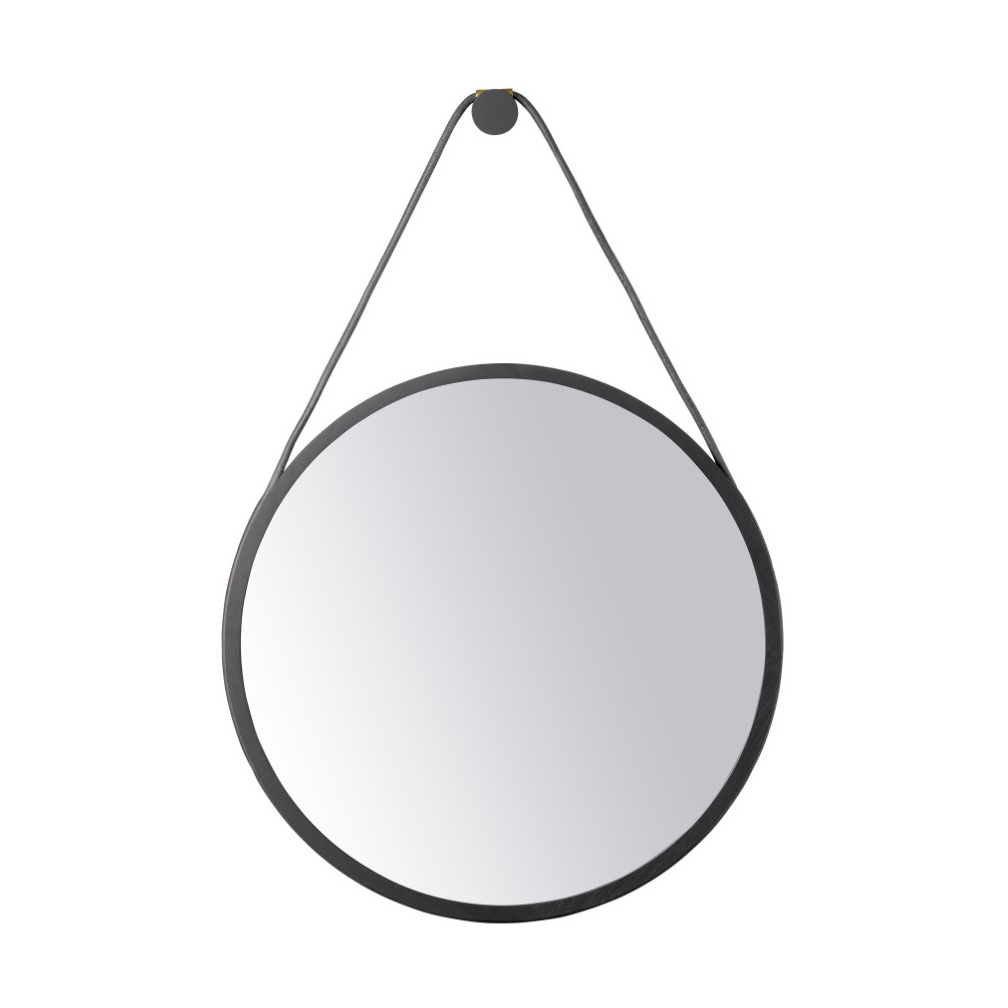 FDB Mbler I3 Moss väggspegel Oak black painted 60 cm