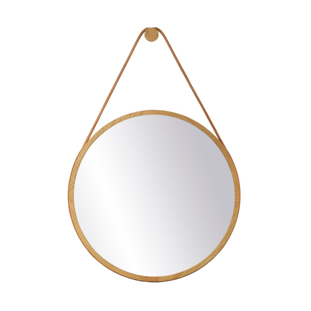 FDB Mbler I3 Moss väggspegel Oak nature lacquered 60 cm