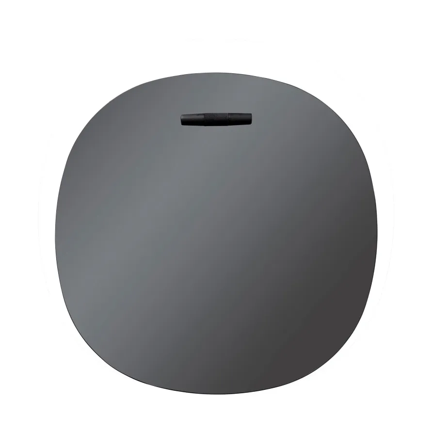 FDB Møbler I4 Birksø väggspegel Oak black painted toned Ø50 cm