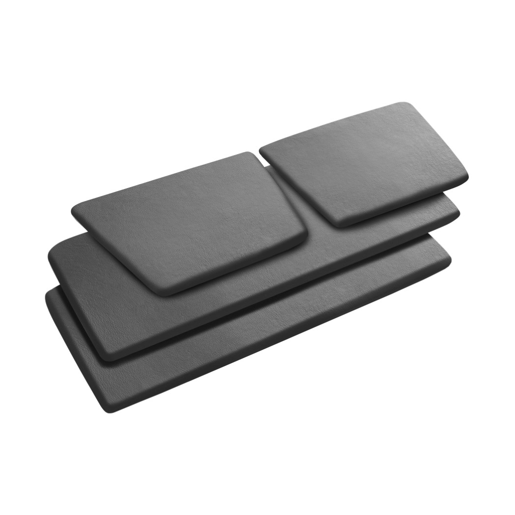 FDB Mbler J148 sittdyna Black leather | Skandinavisk Design | Stolsdynor | Svart