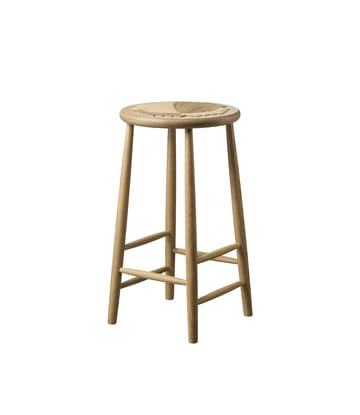 J165C Barstol 65 cm - Oak nature lacquered-nature - FDB Møbler