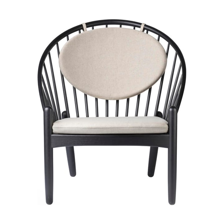 J166 Jørna stol - Oak black painted-beige - FDB Møbler