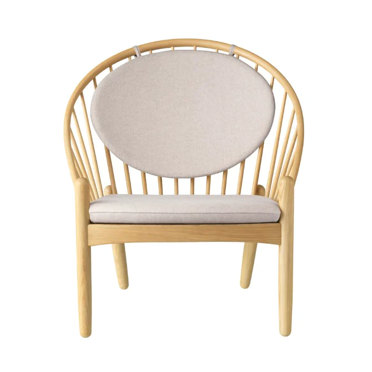 FDB Mbler J166 Jrna stol Oak lacquered-beige | Skandinavisk Design | Stolar | Beige