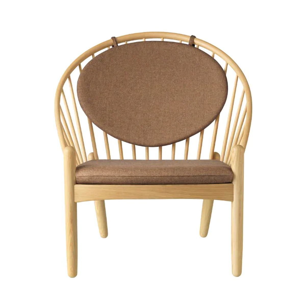 FDB Mbler J166 Jrna stol Oak lacquered-brown | Skandinavisk Design | Stolar | Beige