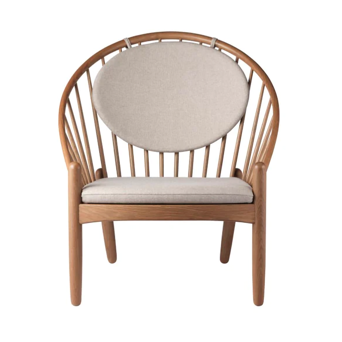 FDB Mbler J166 Jrna stol oak-beige | Skandinavisk Design | Stolar | Brun