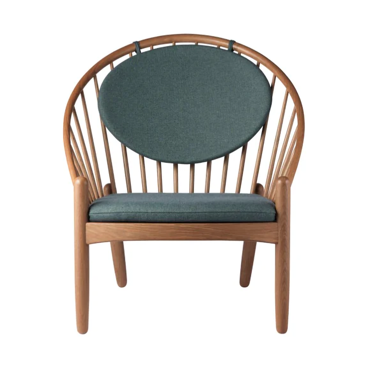 FDB Mbler J166 Jrna stol oak-green | Skandinavisk Design | Stolar | Brun
