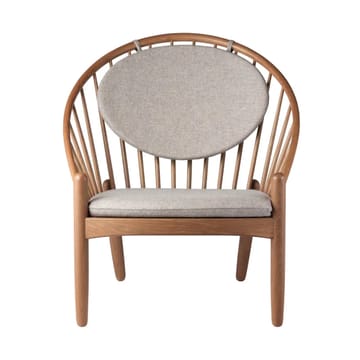 J166 Jørna stol - Smoked oak-light grey - FDB Møbler
