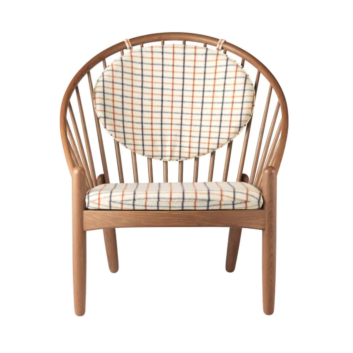 FDB Mbler J166 Jrna stol oak-red diced | Skandinavisk Design | Stolar | Brun