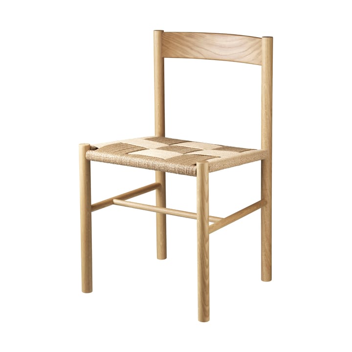J178 Lønstrup stol v2, Oak nature lacquered-papercord FDB Møbler