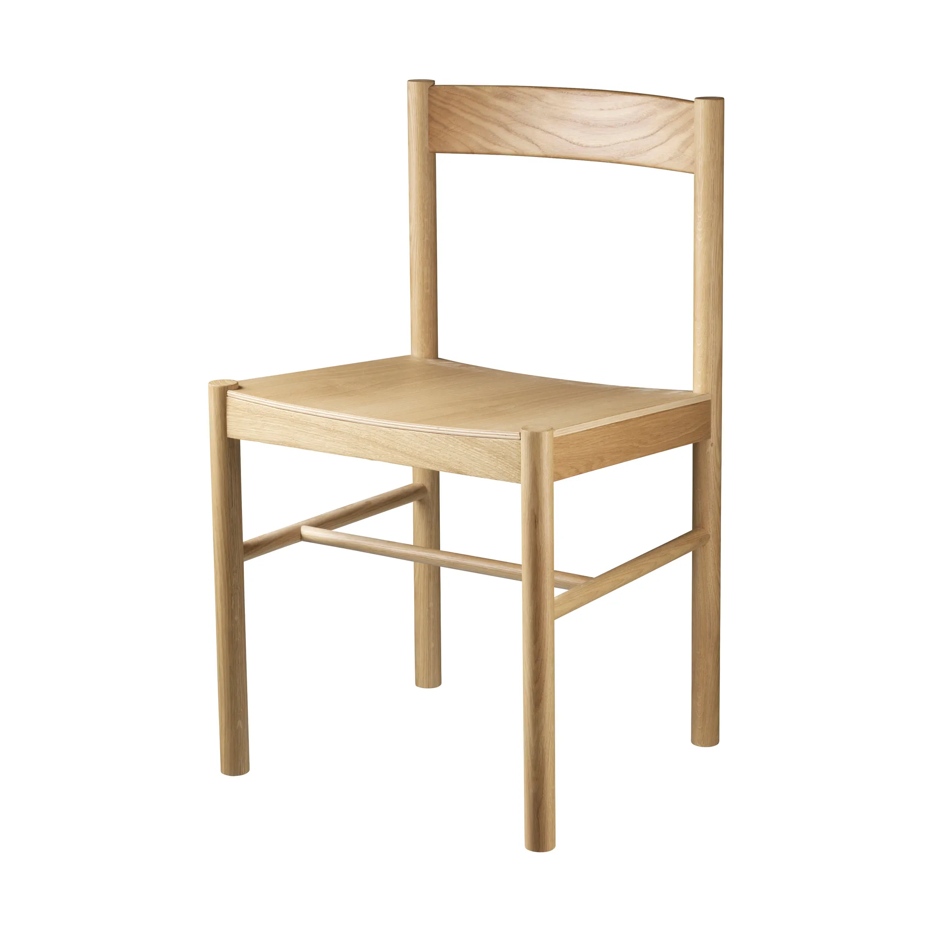 J178 Lønstrup stol v2, Oak nature lacquered FDB Møbler