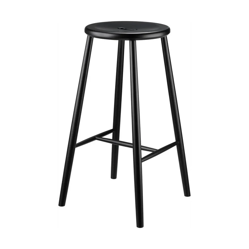 FDB Mbler J27B barstol Beech black painted | Skandinavisk Design | Barstolar | Svart