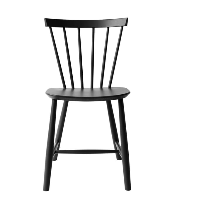 J46 stol - Beech black painted - FDB Møbler