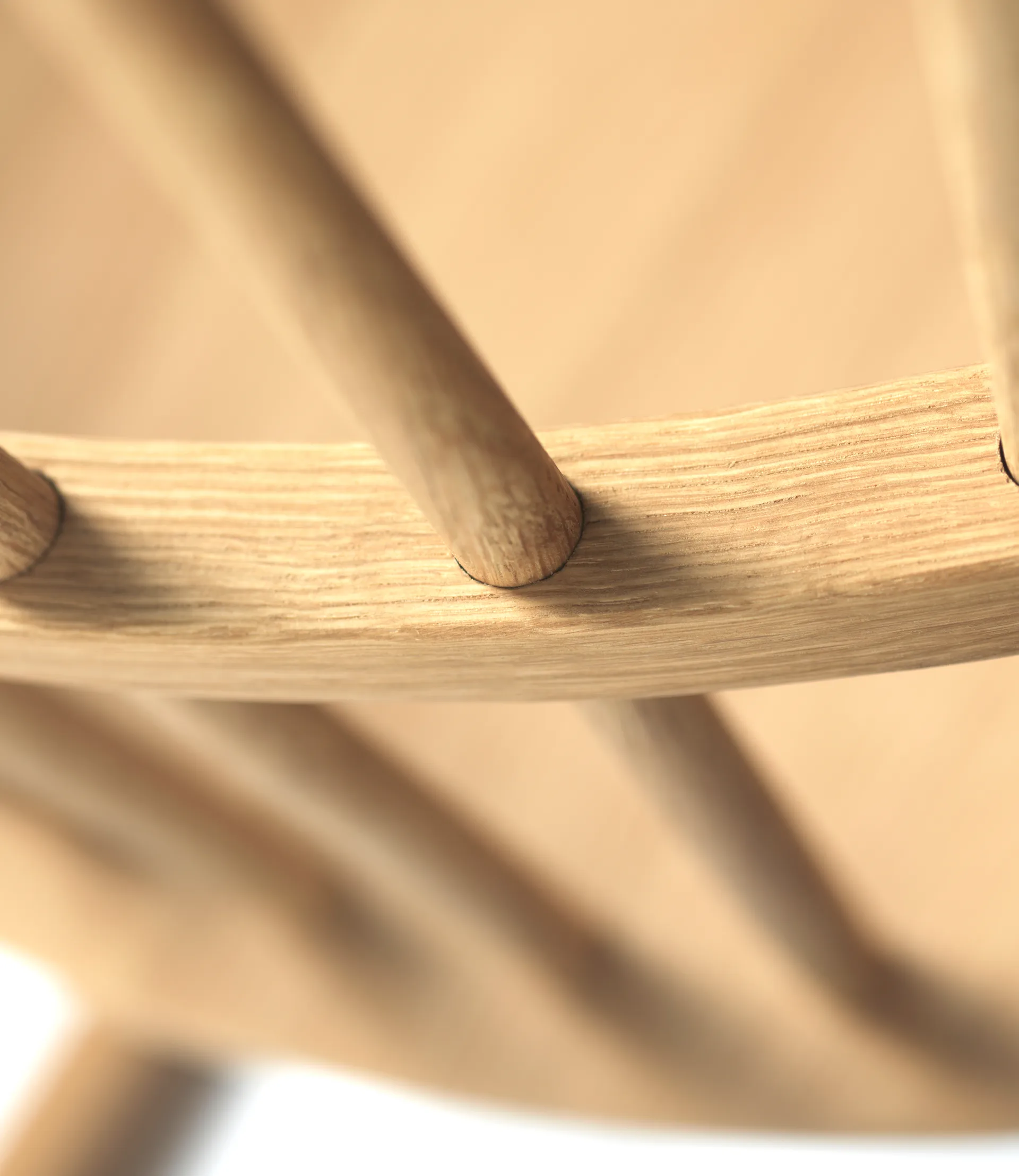 J52G gungstol, Oak nature oil FDB Møbler