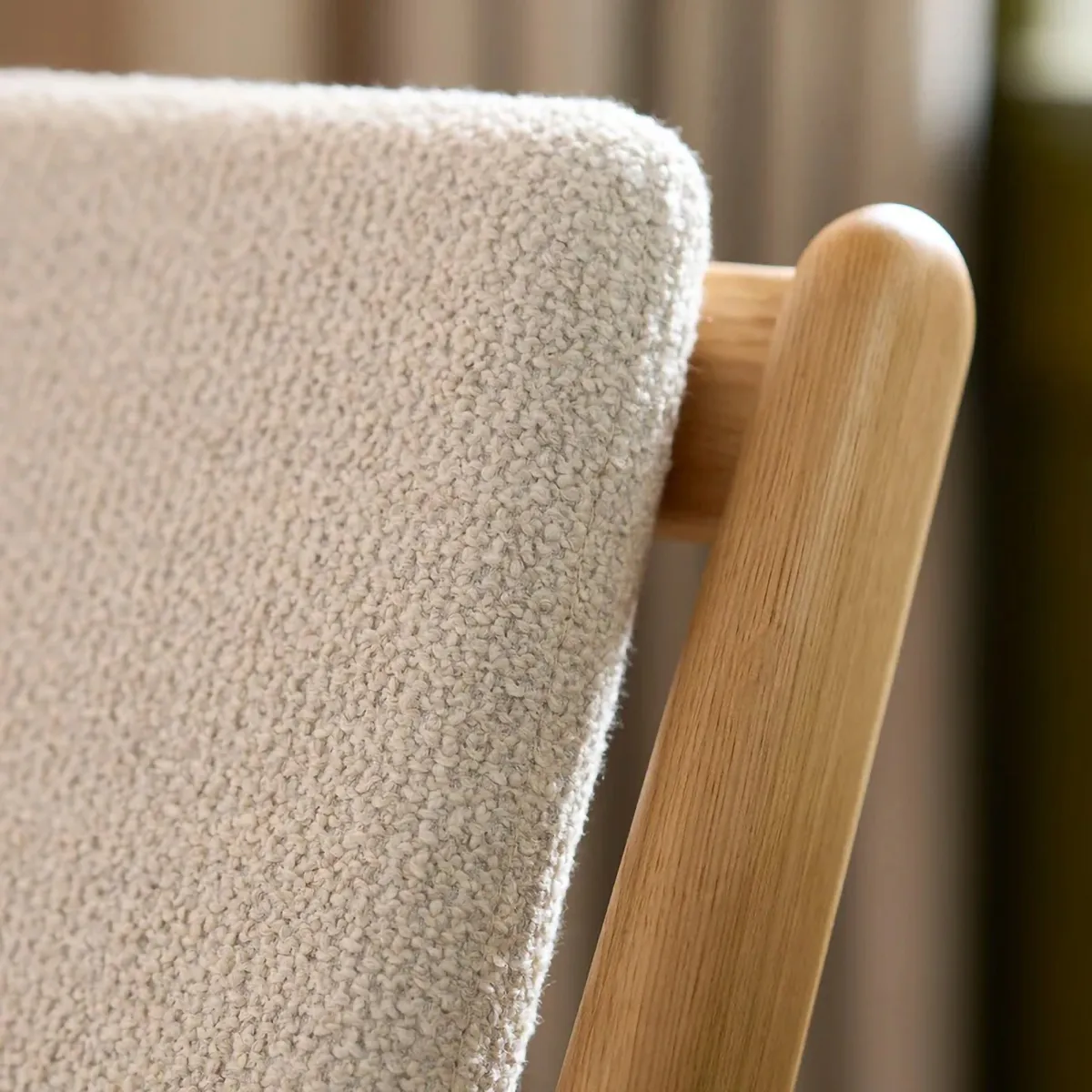 J53 fåtölj, Oiled oak-beige FDB Møbler