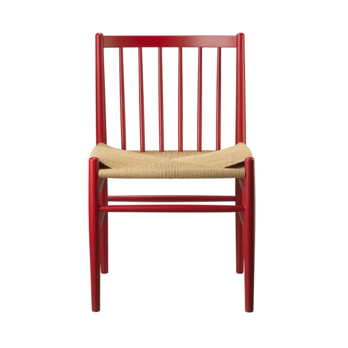 J80 stol, Ruby red beech-paper cord