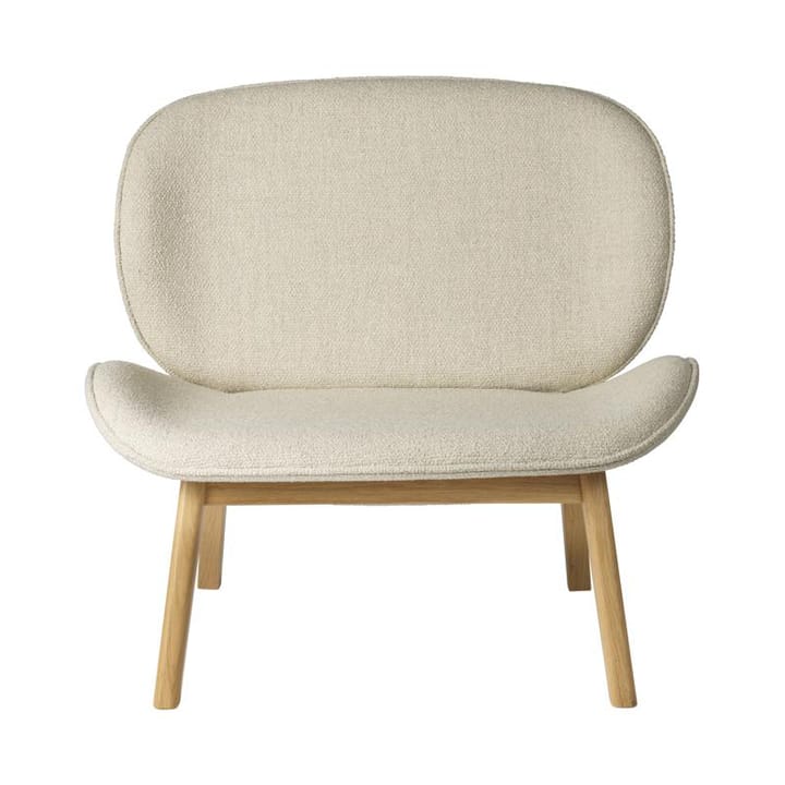 L32 Suru loungestol - Oak nature lacquered-light beige - FDB Møbler