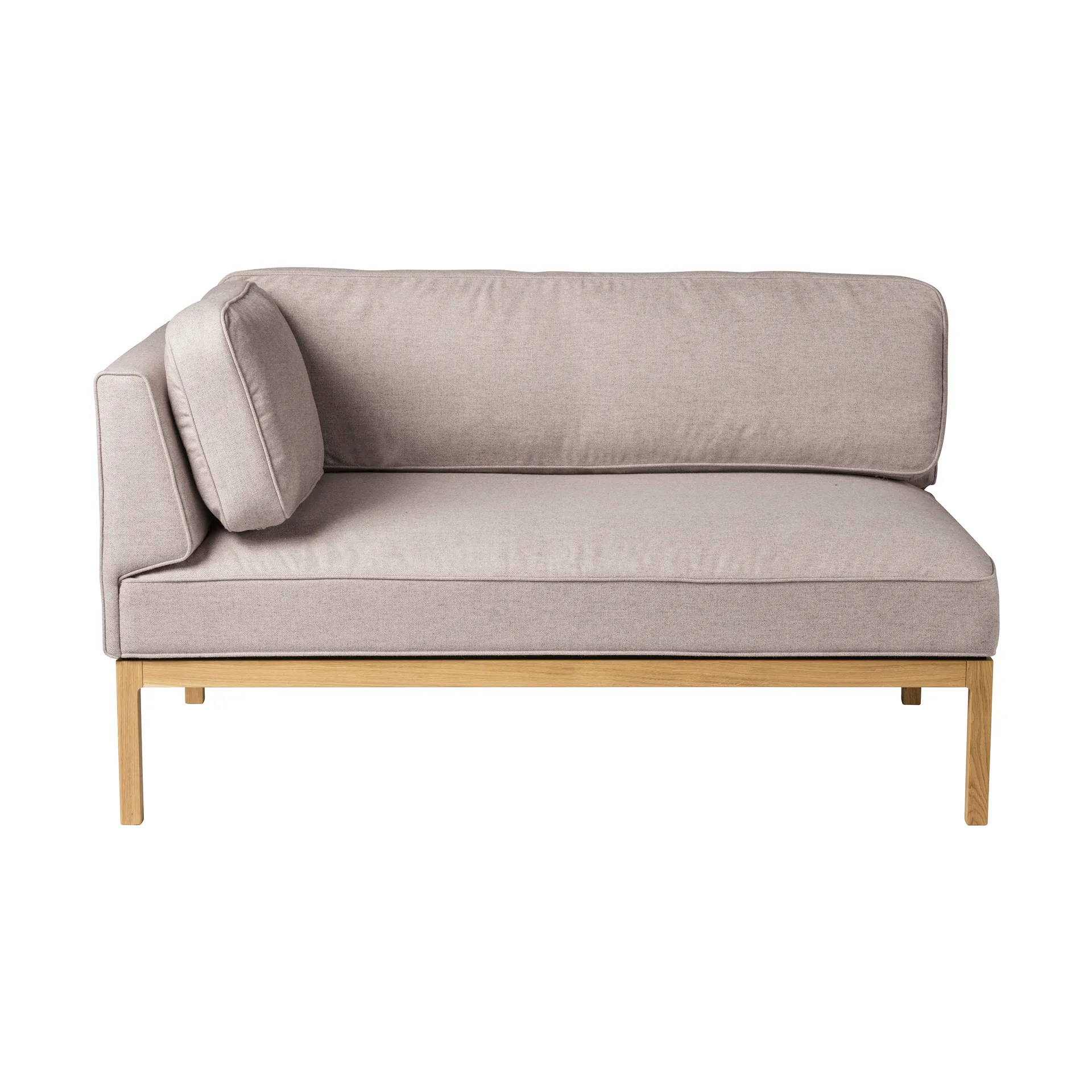 L37 7-9-13 soffmodul vänster hörn 130 cm, Stone-lacquered oak FDB Møbler