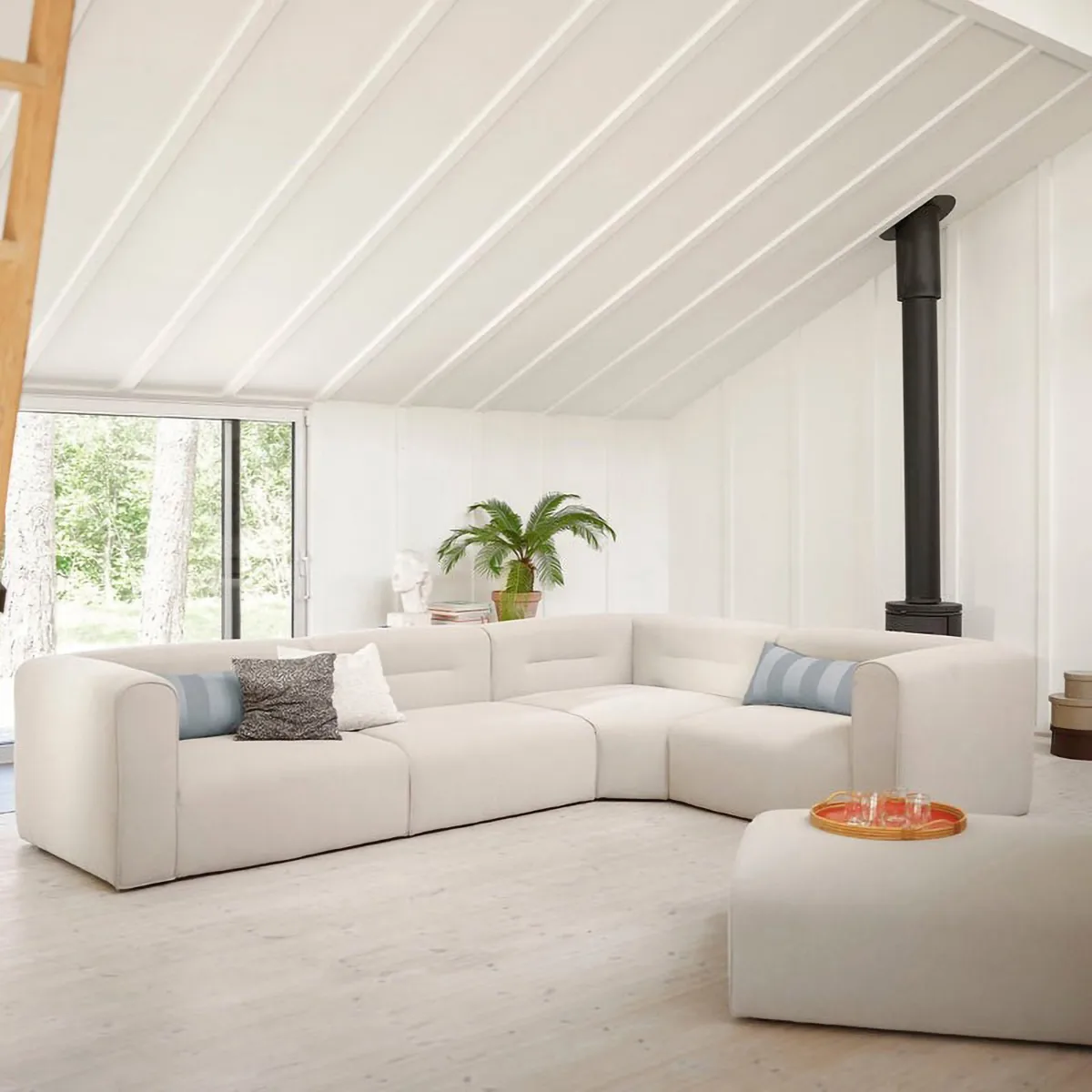 L44 Mols soffmodul vänster, Beige FDB Møbler