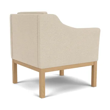 L46 MK155 easy chair karmstol - Lackerad ek-tyg beige - FDB Møbler