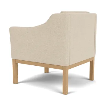 L46 MK155 easy chair karmstol - Lackerad ek-tyg beige - FDB Møbler