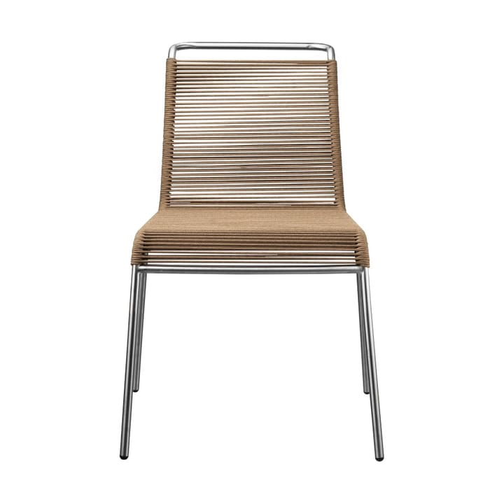 M20 Teglgård Cord Chair stol - Brown mixed-stainless steel - FDB Møbler