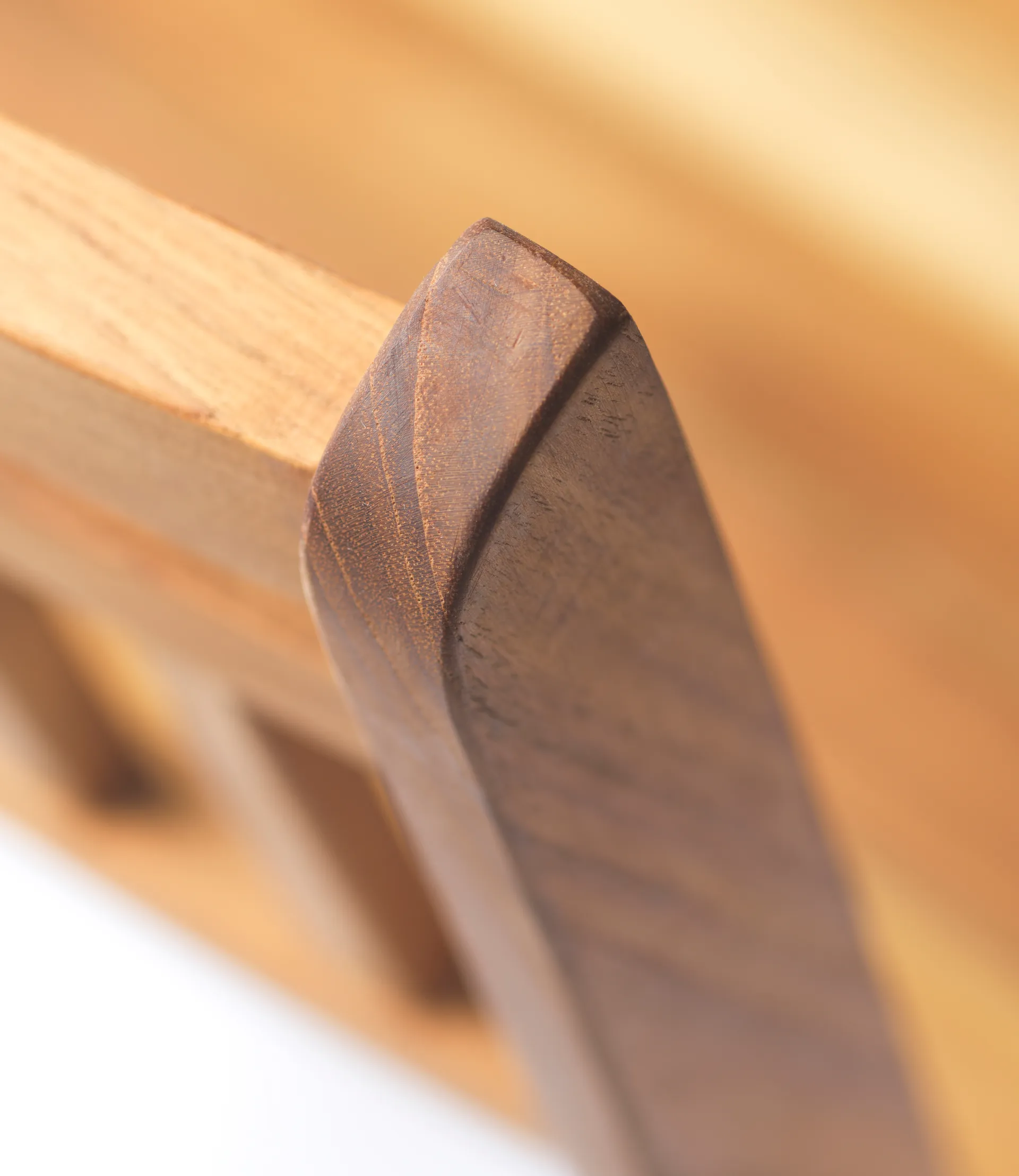 M23 Lilleø balkongstol, Teak-rostfritt stål FDB Møbler