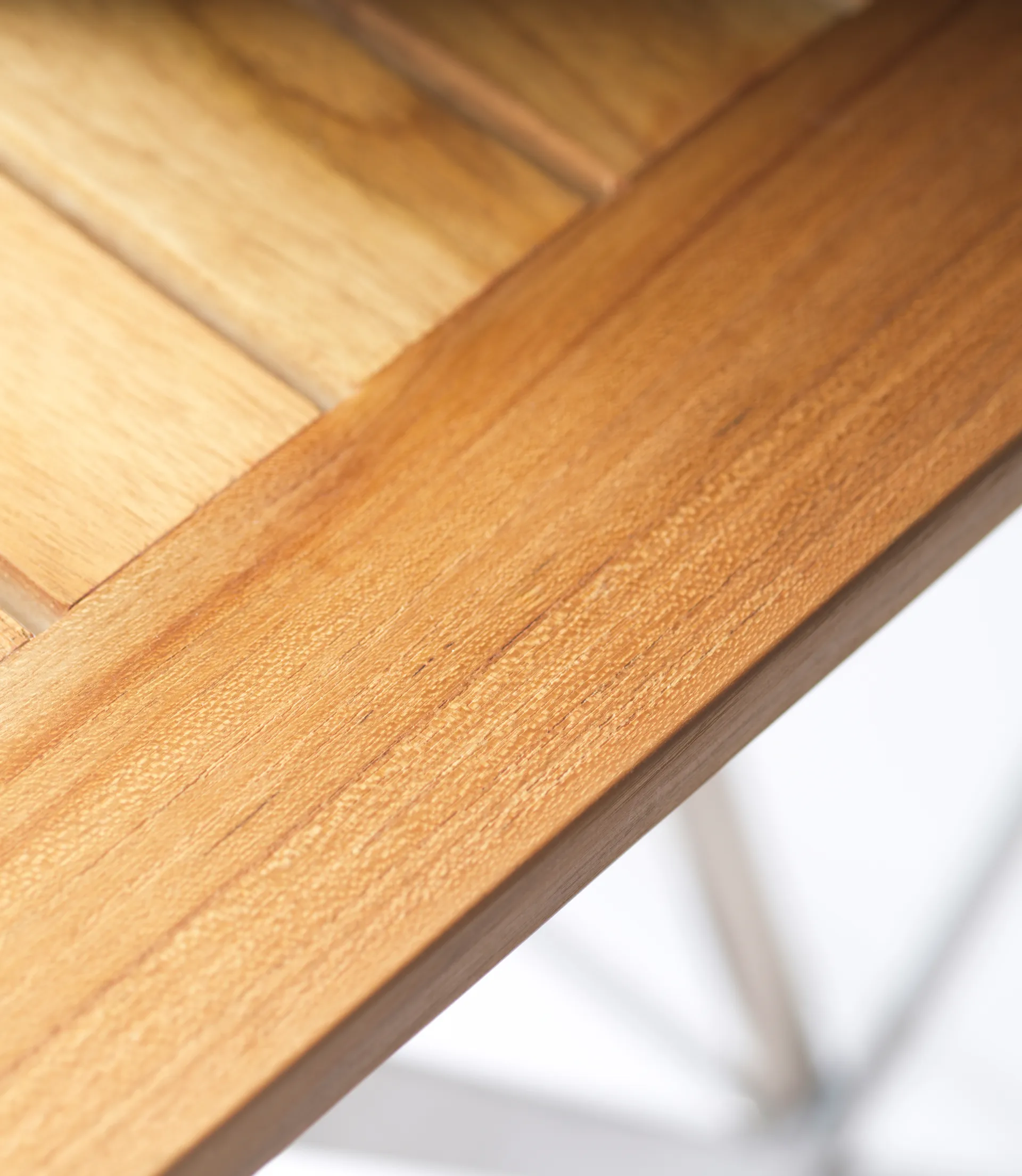 M26 Lilleø balkongbord, Teak-rostfritt stål FDB Møbler