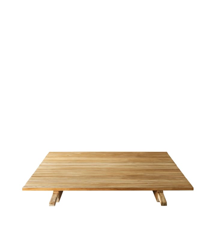 M4 Sammen Central Plate M2/M3 iläggsskiva, 90x185 cm teak non treated FDB Møbler