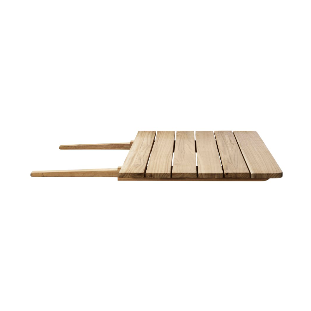 FDB Mbler M5 Sammen iläggsskiva Teak-nature oiled | Skandinavisk Design | Trädgårdsbord | Brun