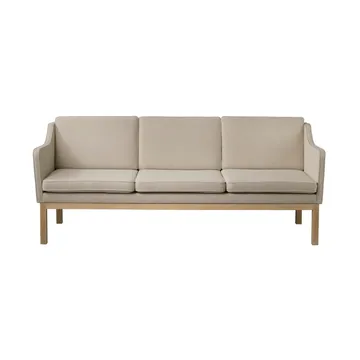 MK46 Mogens Koch 3-sits soffa - Lacquered oak-beige 90 - FDB Møbler
