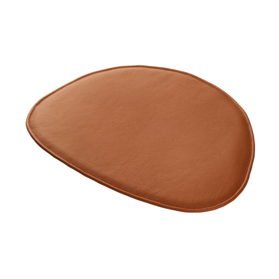 FDB Mbler R5 Nje J45 sittdyna Cognac leather | Skandinavisk Design | Stolsdynor | Brun