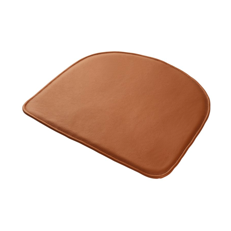 FDB Mbler R5 Nje J48 sittdyna Cognac leather | Skandinavisk Design | Stolsdynor | Brun