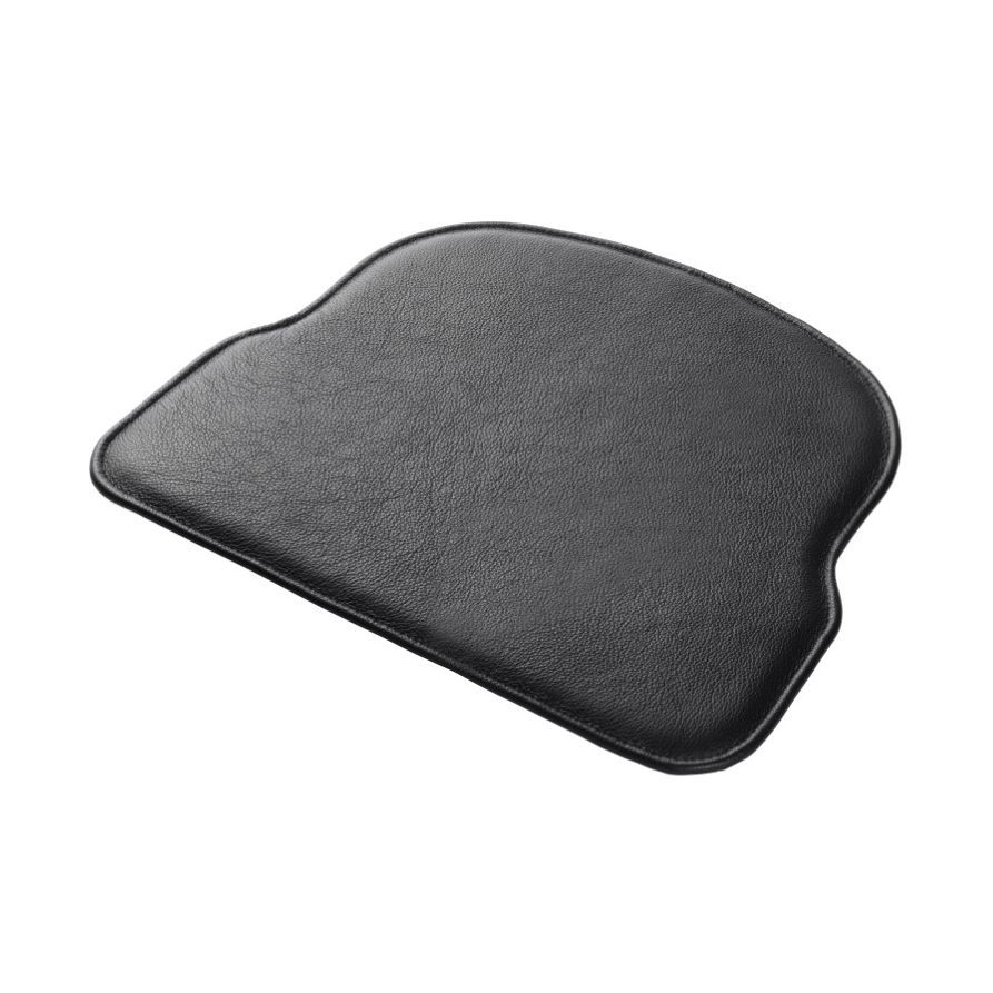 FDB Mbler R5 Nje J52D/J52G sittdyna Black leather | Skandinavisk Design | Stolsdynor | Svart