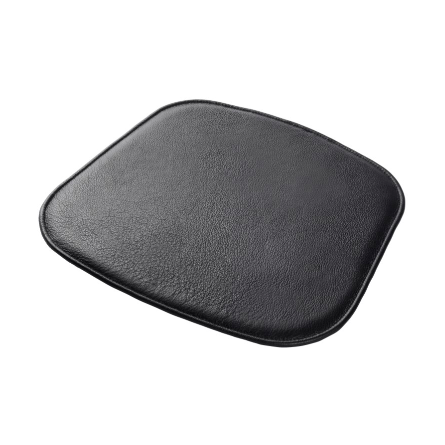 FDB Mbler R5 Nje J67 sittdyna Black leather | Skandinavisk Design | Stolsdynor | Svart